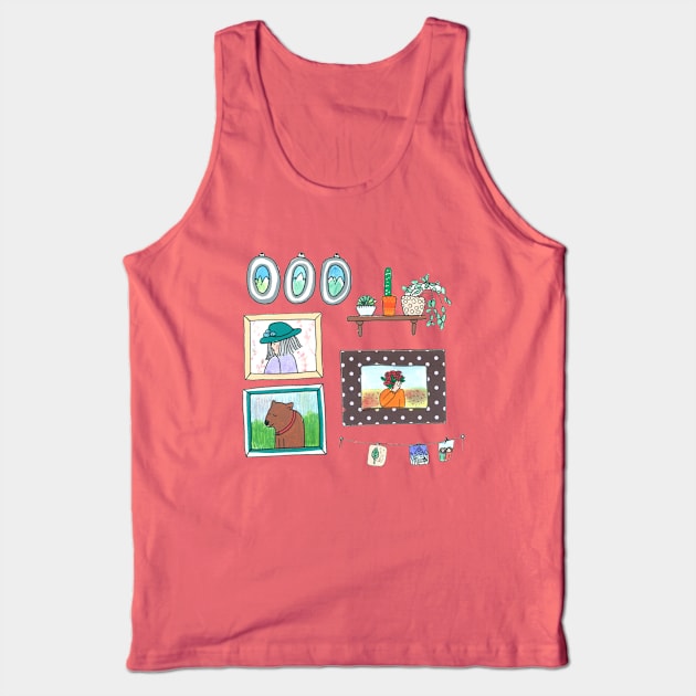 Wall Decorations Tank Top by DoodlesAndStuff